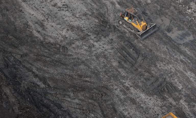 Panoramic,Aerial,View,Of,Coal,Mine.,Open,Pit,Mine,Industry,