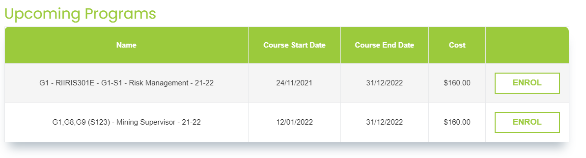 Steps For Enrolment